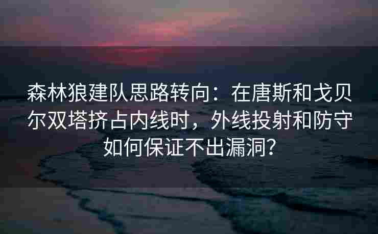 森林狼建队思路转向：在唐斯和戈贝尔双塔挤占内线时，外线投射和防守如何保证不出漏洞？