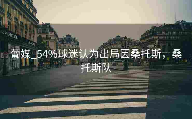 葡媒_54%球迷认为出局因桑托斯，桑托斯队