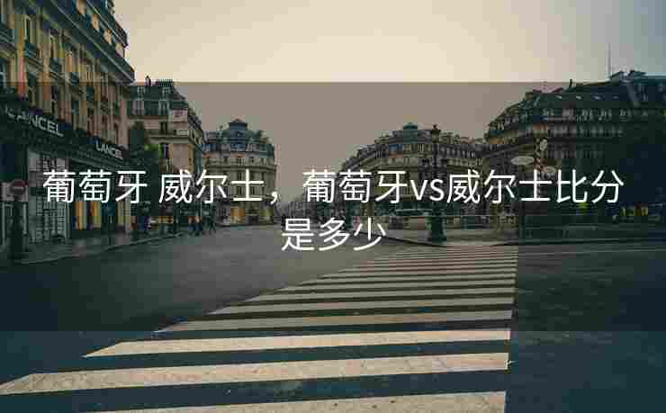 葡萄牙 威尔士，葡萄牙vs威尔士比分是多少