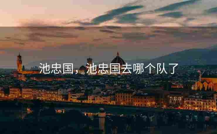 池忠国，池忠国去哪个队了