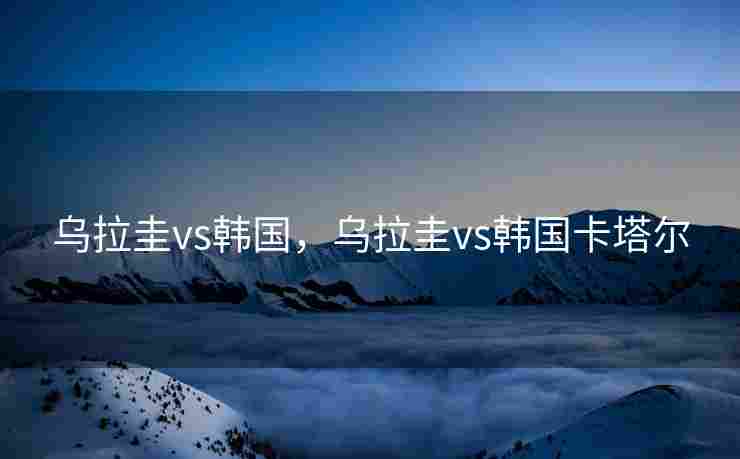 乌拉圭vs韩国，乌拉圭vs韩国卡塔尔